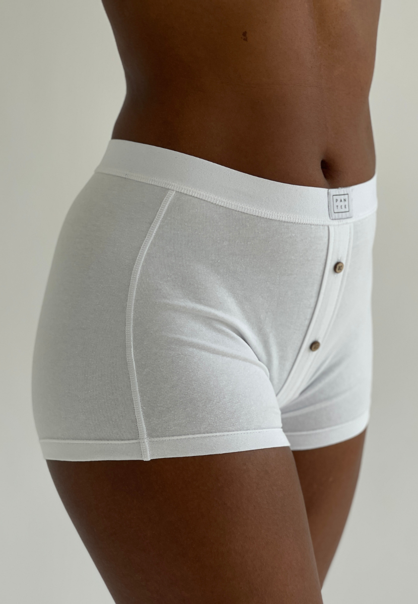 AMU Pure Boxer Underwear White
